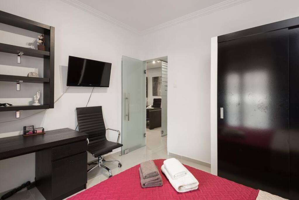 Modern Office Apartment.Wifi,2A/C,Luxury Fur/Tures سالونيك المظهر الخارجي الصورة