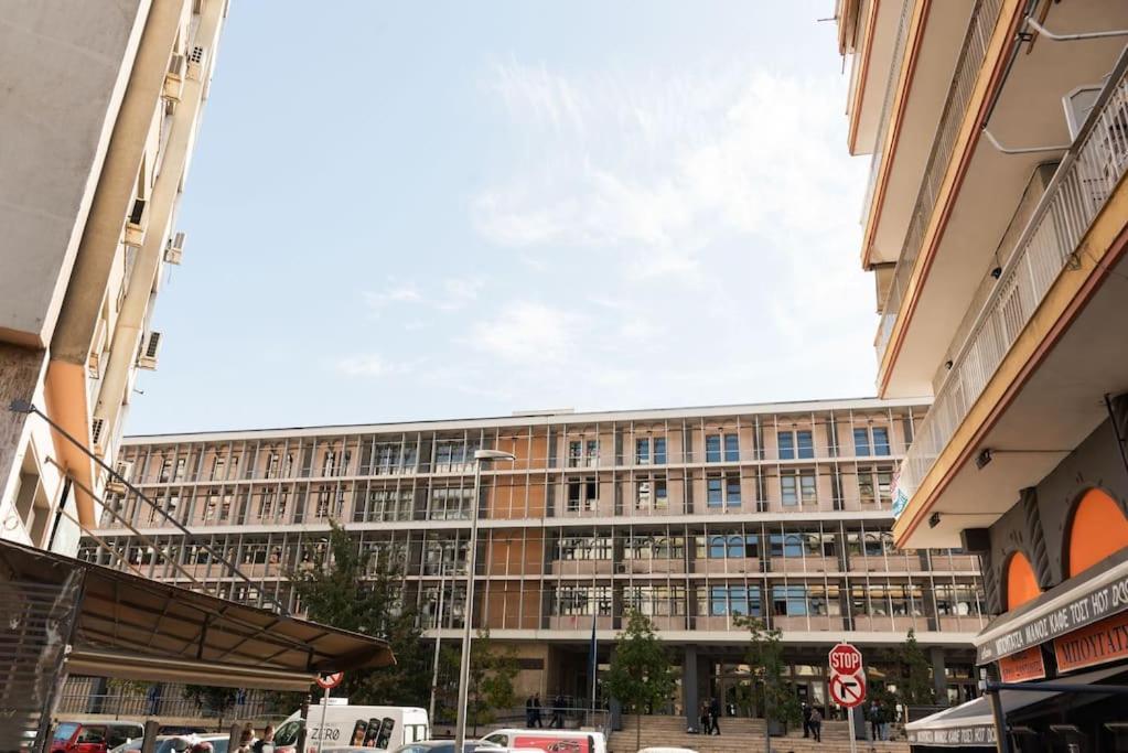 Modern Office Apartment.Wifi,2A/C,Luxury Fur/Tures سالونيك المظهر الخارجي الصورة