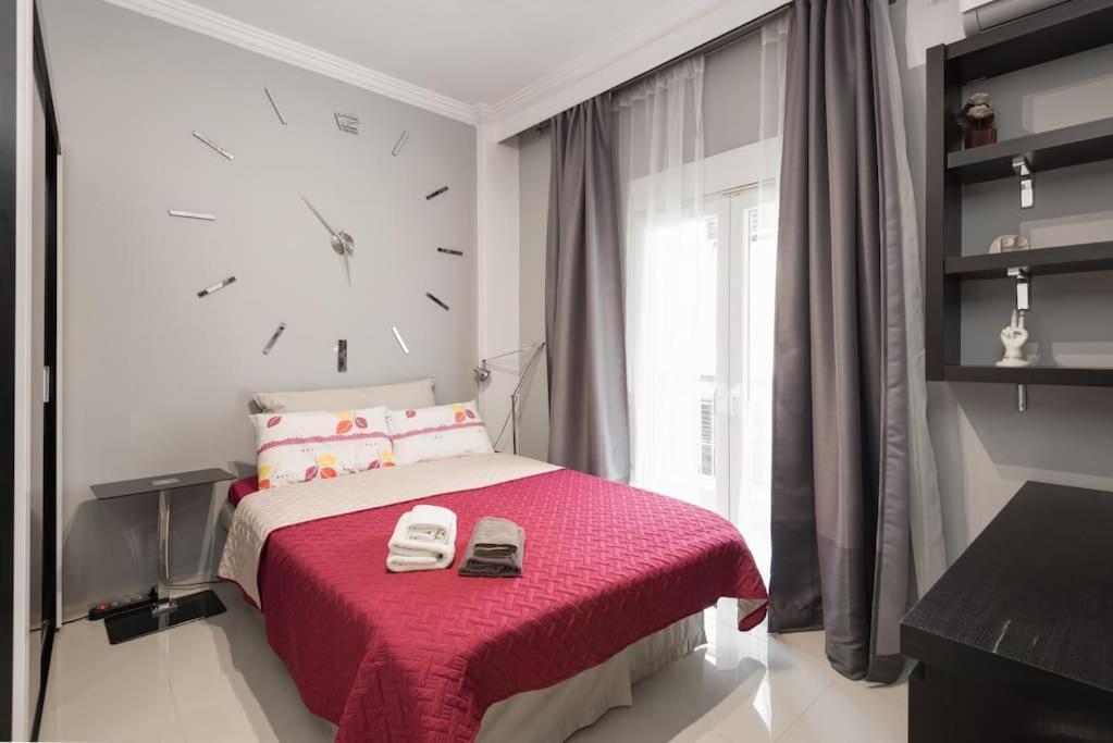 Modern Office Apartment.Wifi,2A/C,Luxury Fur/Tures سالونيك المظهر الخارجي الصورة